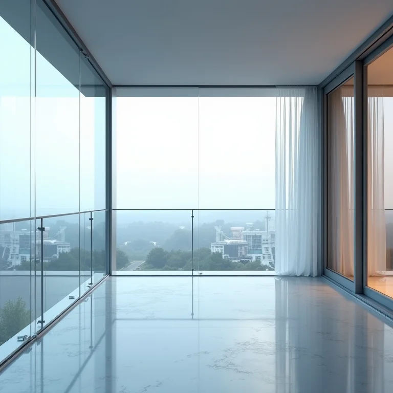 Varanda envidraçada com má acústica