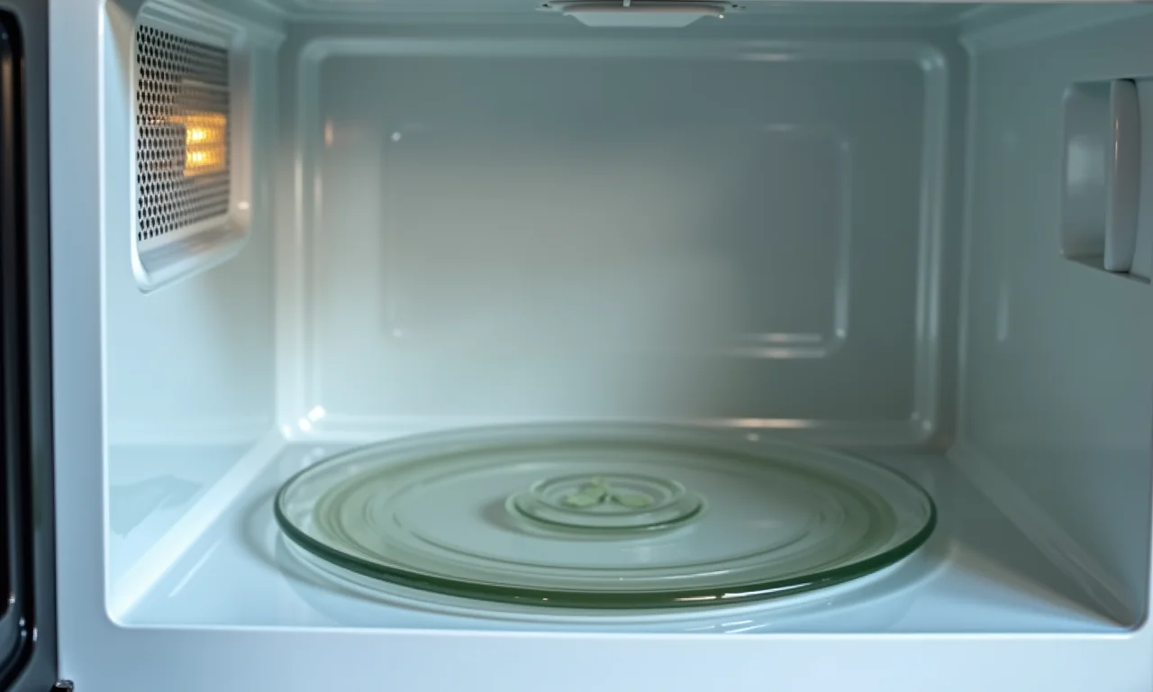 Vinagre não danifica o microondas.