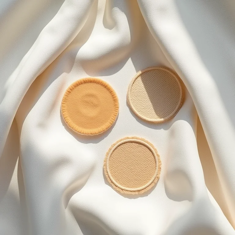 Adesivos repelentes em tecido de linho