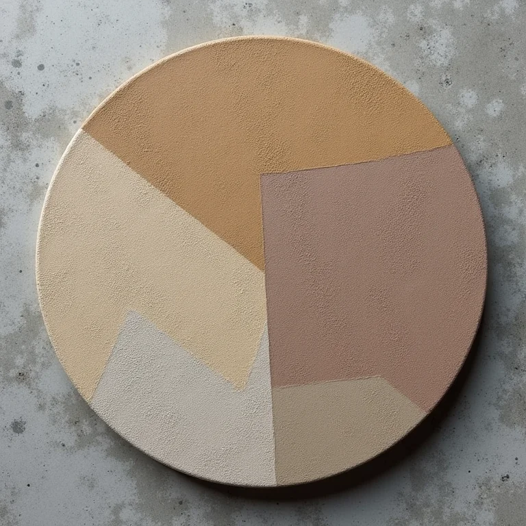 Amostra de cimento queimado com diferentes texturas