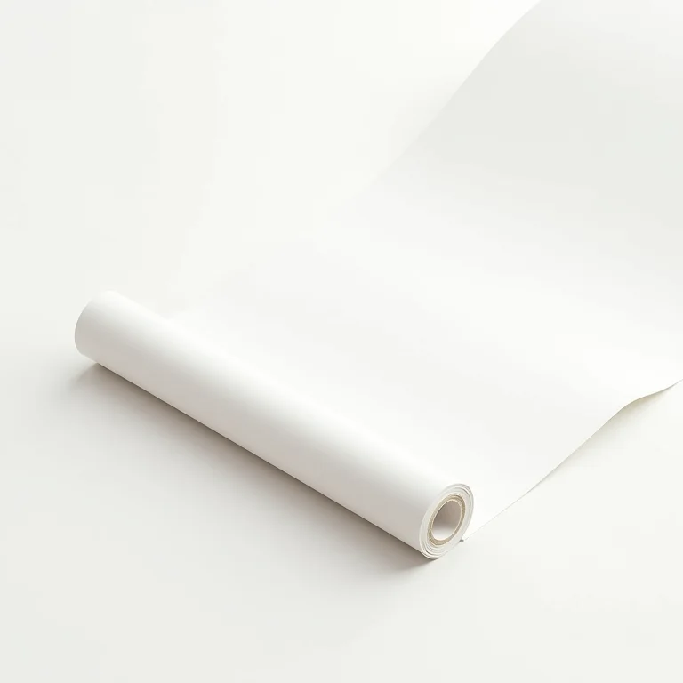 Aplicação de papel de parede adesivo em uma parede.