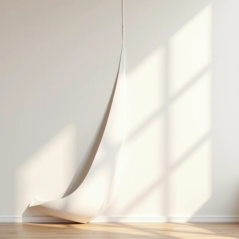 Aplicação de papel de parede adesivo texturizado