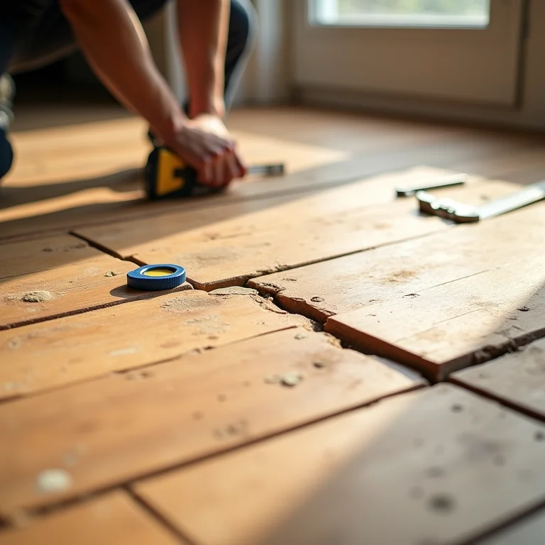 Avaliação de um piso de madeira para aplicação de cimento queimado