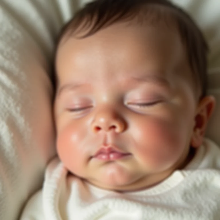 Bebê dormindo tranquilamente