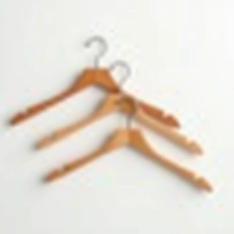 Cabides de madeira, veludo e slim