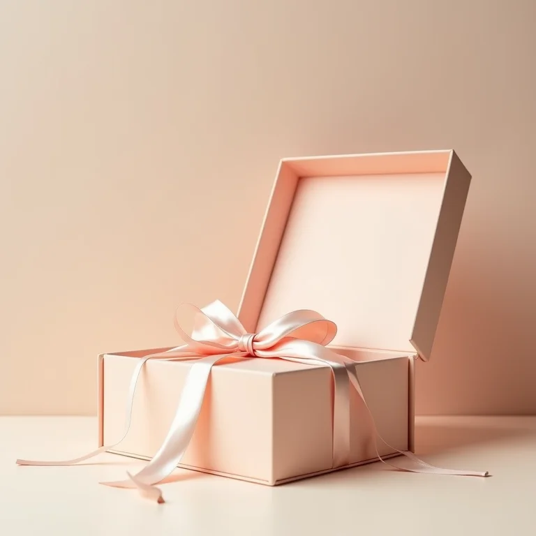 Caixa minimalista com design clean.