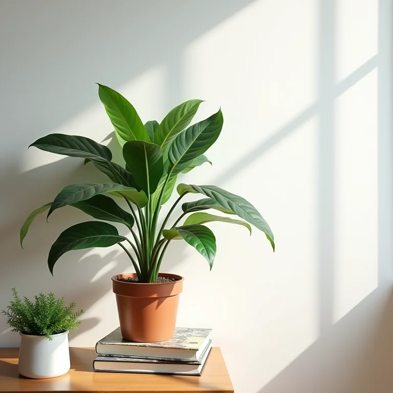 Calathea adaptada a diferentes ambientes de uma casa.