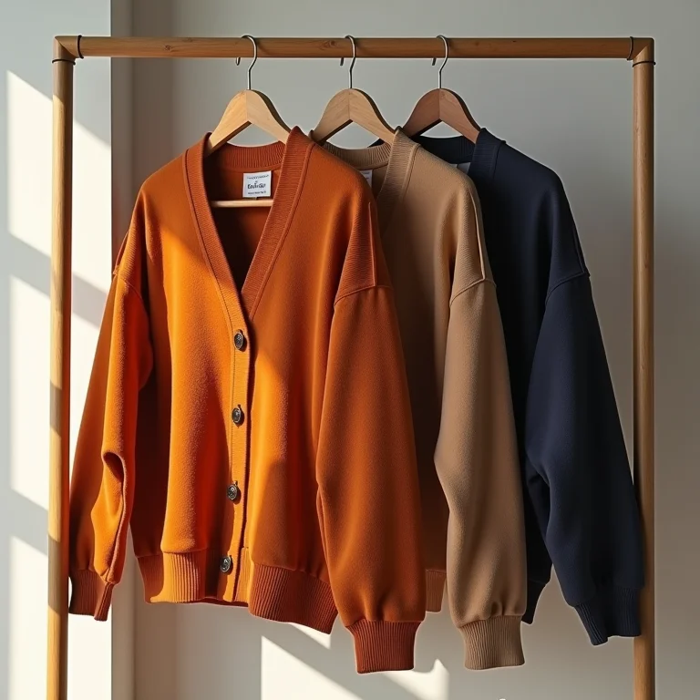 Capas de TNT protegendo roupas em um closet minimalista