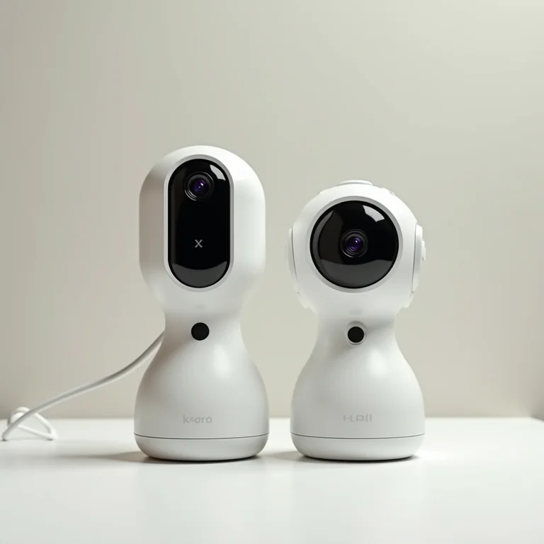 Comparativo entre olho mágico digital com fio e sem fio