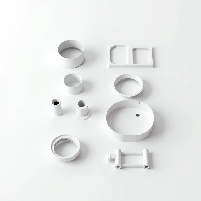 Componentes de um umidificador desmontado