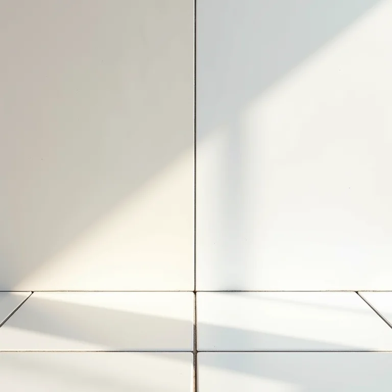 Correção de erros na pintura do rejunte