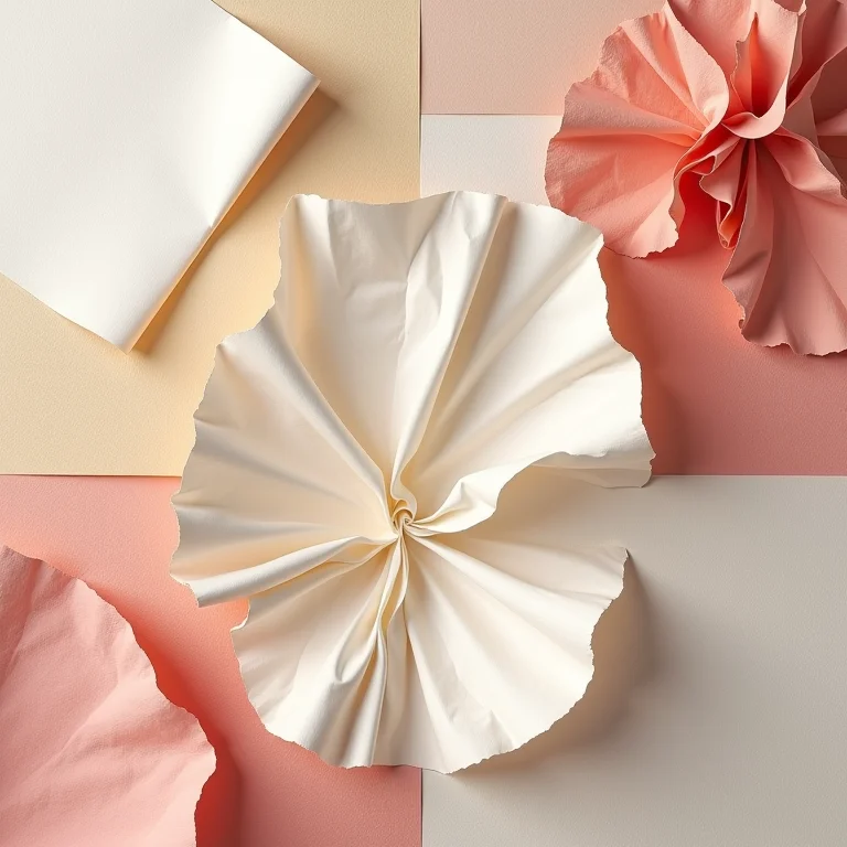 Decoração de festa sustentável com papel reciclado