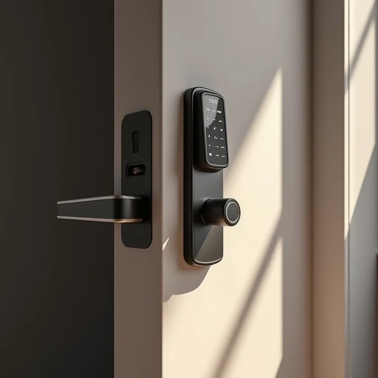 Design moderno de fechadura digital