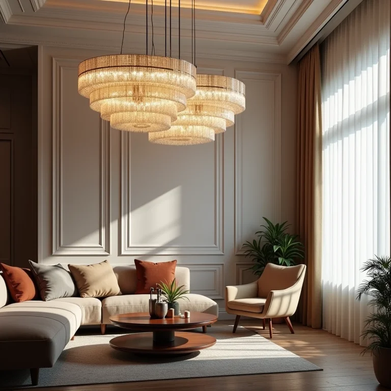 Diferentes estilos de lustres de cristal para cada ambiente.