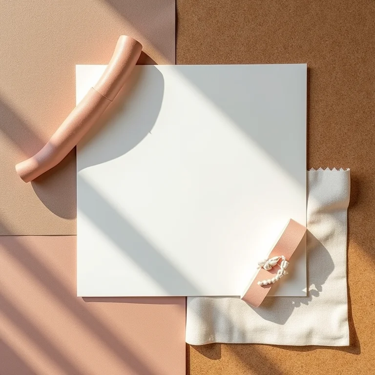 Diversos materiais para criar um mural de inspiração