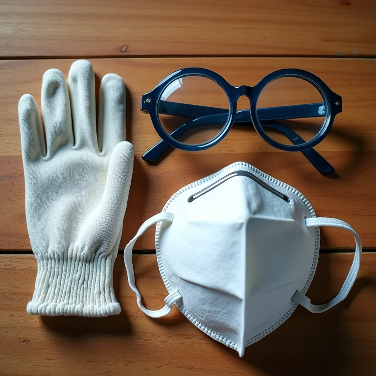 Equipamentos de proteção individual (EPIs) essenciais para restaurar uma porta de madeira