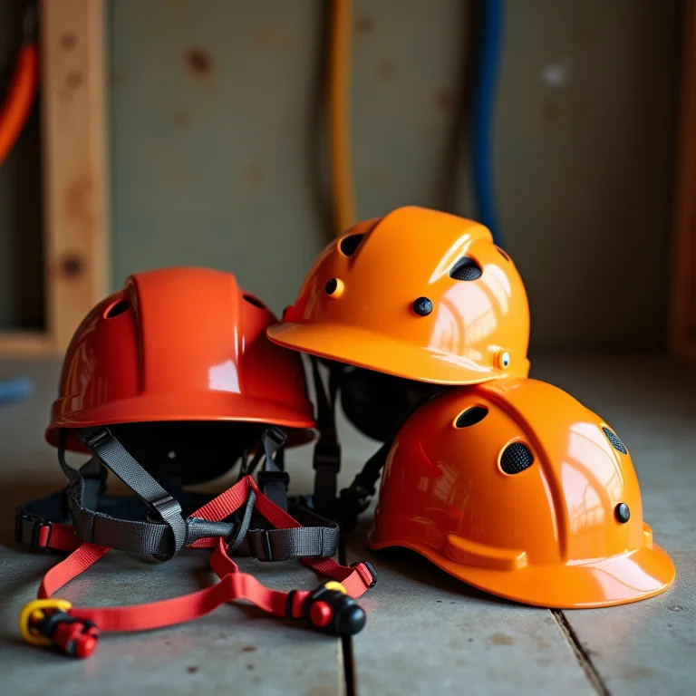 Equipamentos de segurança para escalada infantil