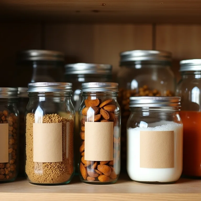 Etiquetas para organizar a despensa