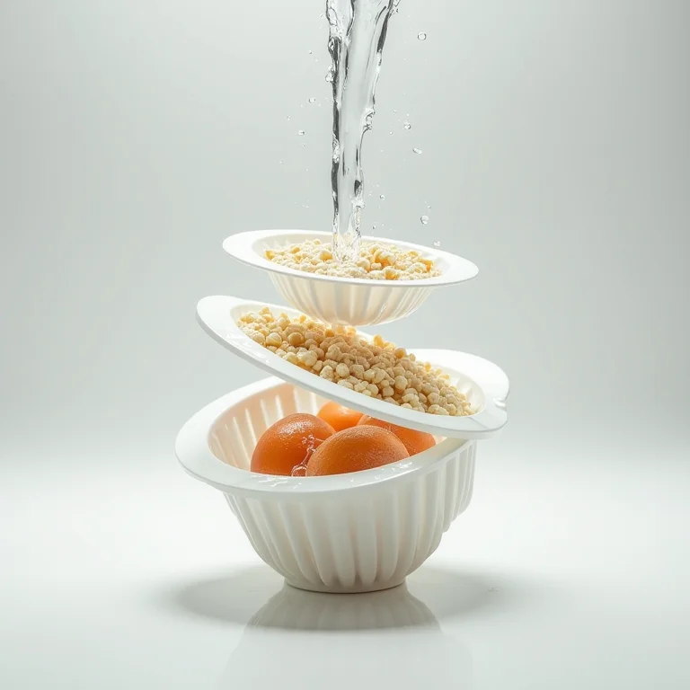 Filtro de lava-louças sendo limpo