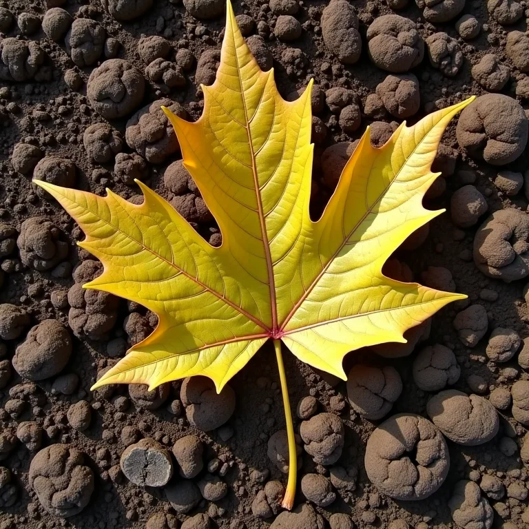 Folhas murchas e solo seco indicando falta de cuidado com as plantas