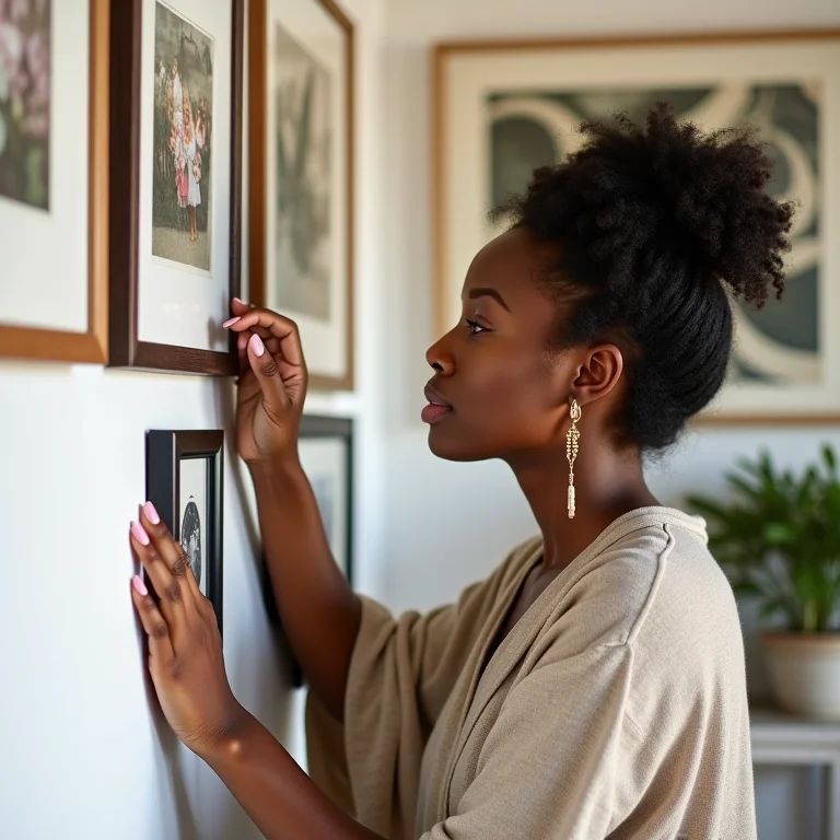 Galeria de arte DIY em decoração boho chic