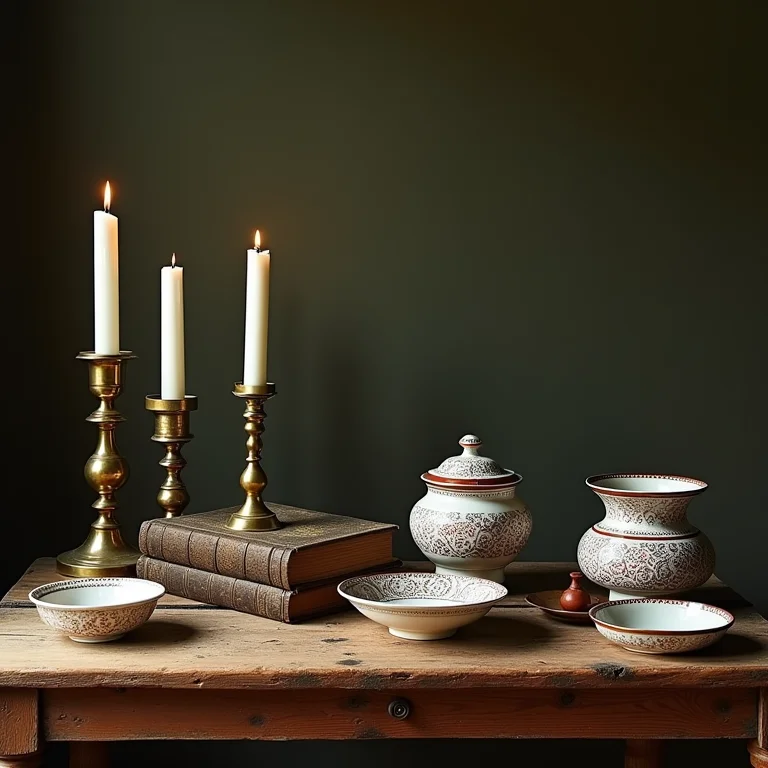 Garimpo de objetos vintage em brechó para decoração boho