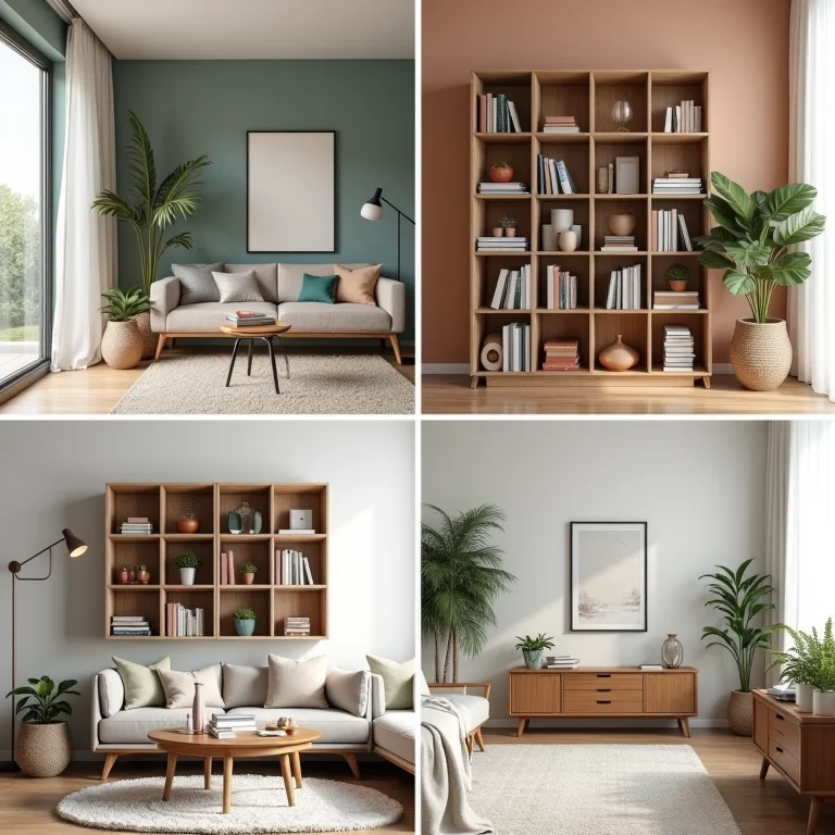 Ideias criativas de estantes de caixote