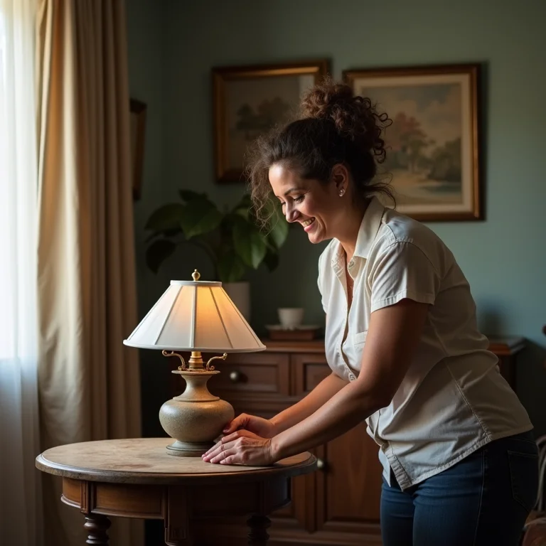 Integração de objeto garimpado na decoração moderna