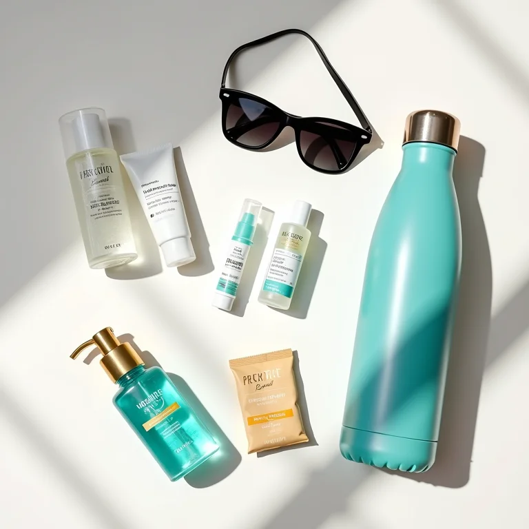 Itens essenciais permitidos na bolsa pessoal.