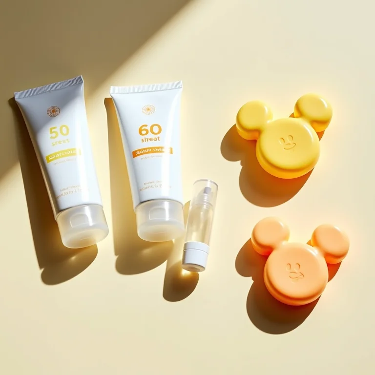 Kit de higiene pessoal para viagem à Disney