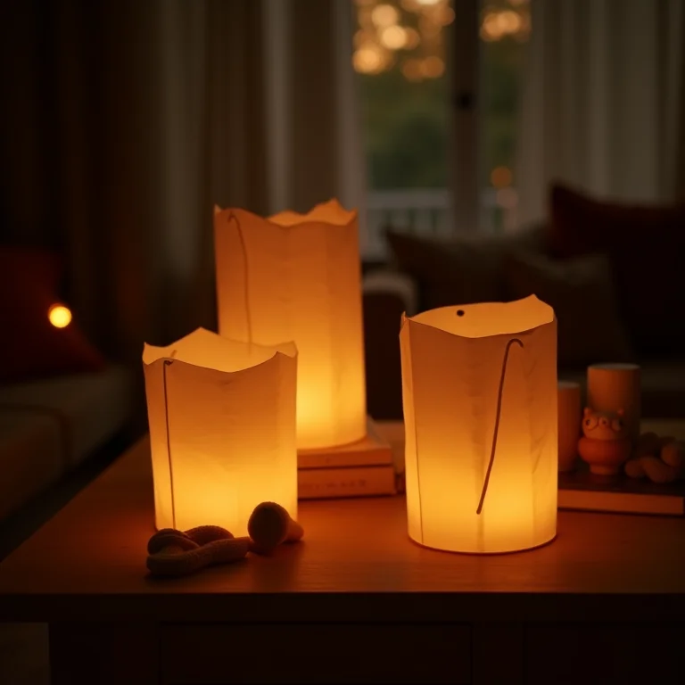 Lanternas de papel aconchegantes