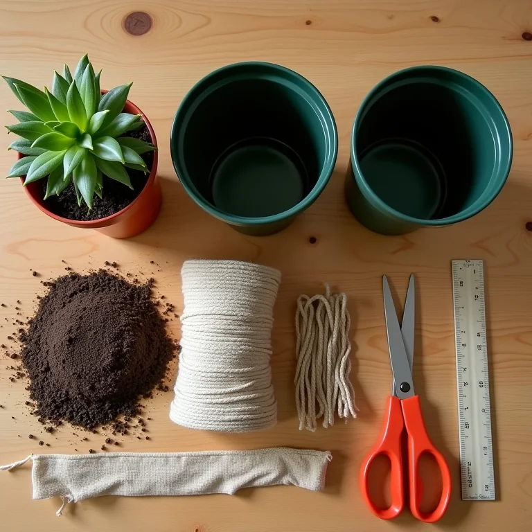 Materiais necessários para construir um vaso autoirrigável