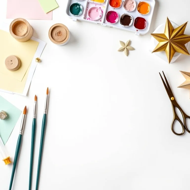 Materiais para criar quadros DIY baratos