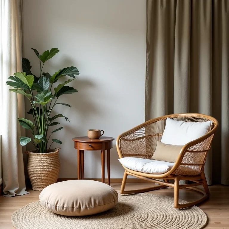 Móveis soltos e versáteis em decoração boho chic