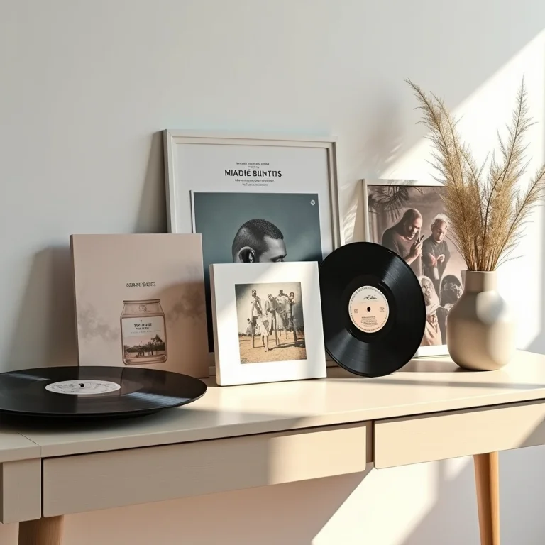 Opções de decoração com discos de vinil à venda