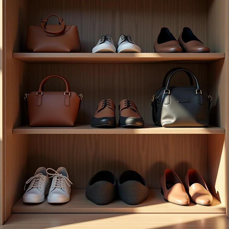 Organizadores para sapatos, bolsas e acessórios