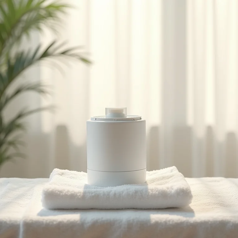 Peças de um umidificador secando