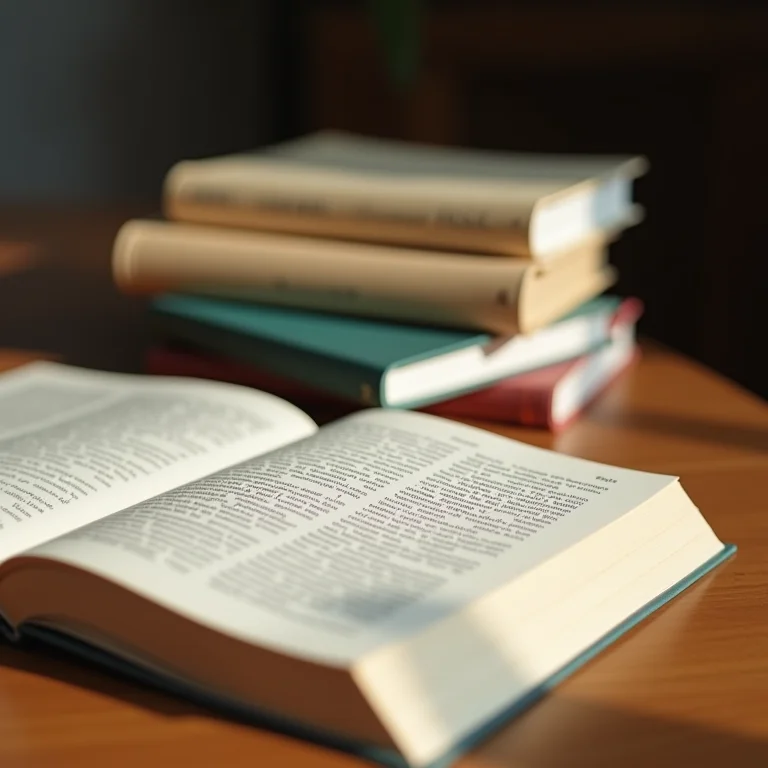 Pilha de livros com páginas borradas, representando a releitura ineficaz.