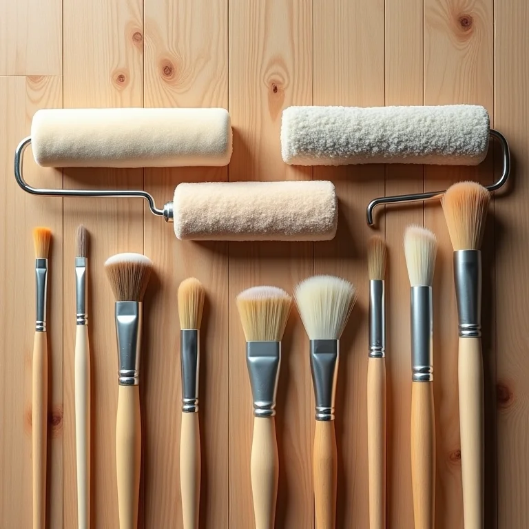 Pincéis, rolos e aplicadores ideais para um acabamento perfeito em madeira