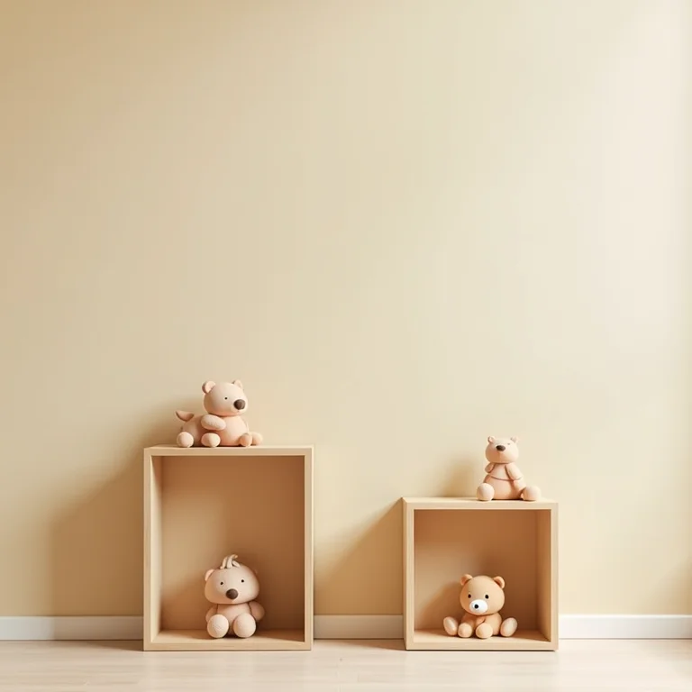 Prateleiras montessorianas muito altas para uma criança