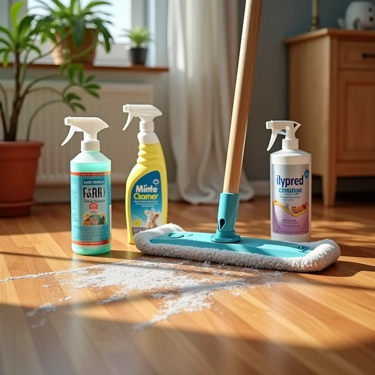 Produtos de limpeza inadequados danificando piso laminado