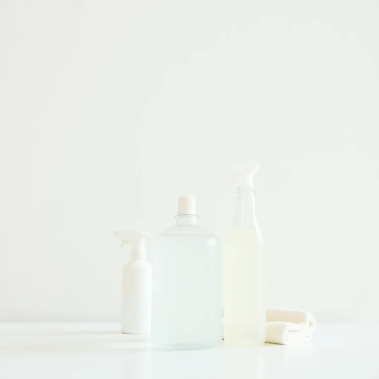 Produtos essenciais para limpeza profunda de mesa de vidro