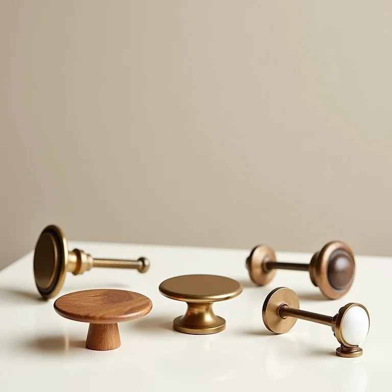 Puxadores, pés e acessórios para customizar móveis