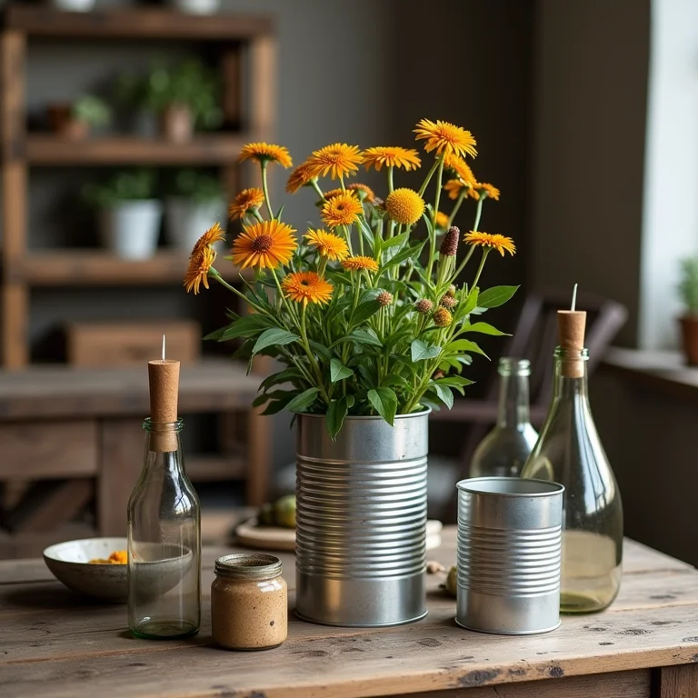 Reaproveitamento de materiais na decoração de boteco