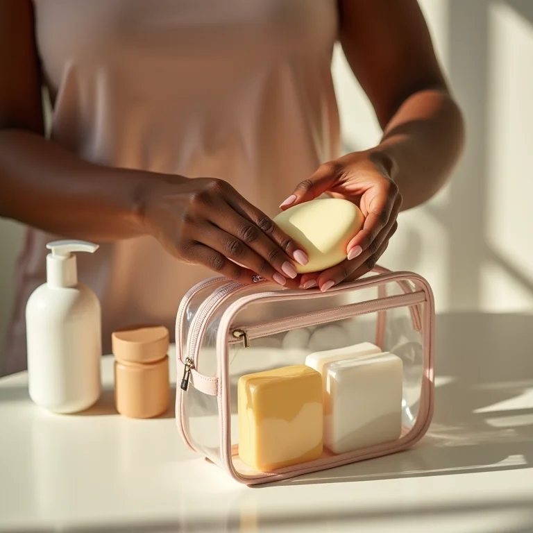 Shampoo sólido aprovado para viagens aéreas