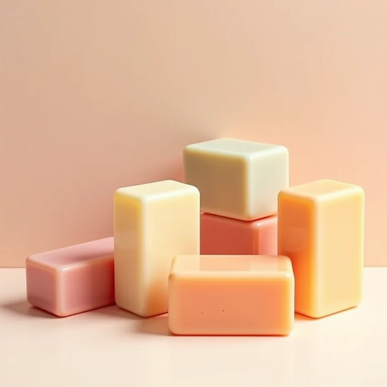 Shampoos sólidos economizando espaço