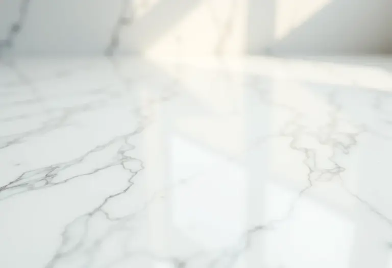 Superfície de mármore impecável sob luz natural suave