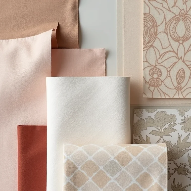 Tecidos, adesivos e papéis de parede para revestir móveis