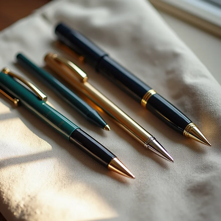 Tipos de caneta e como suas tintas afetam a remoção de manchas.