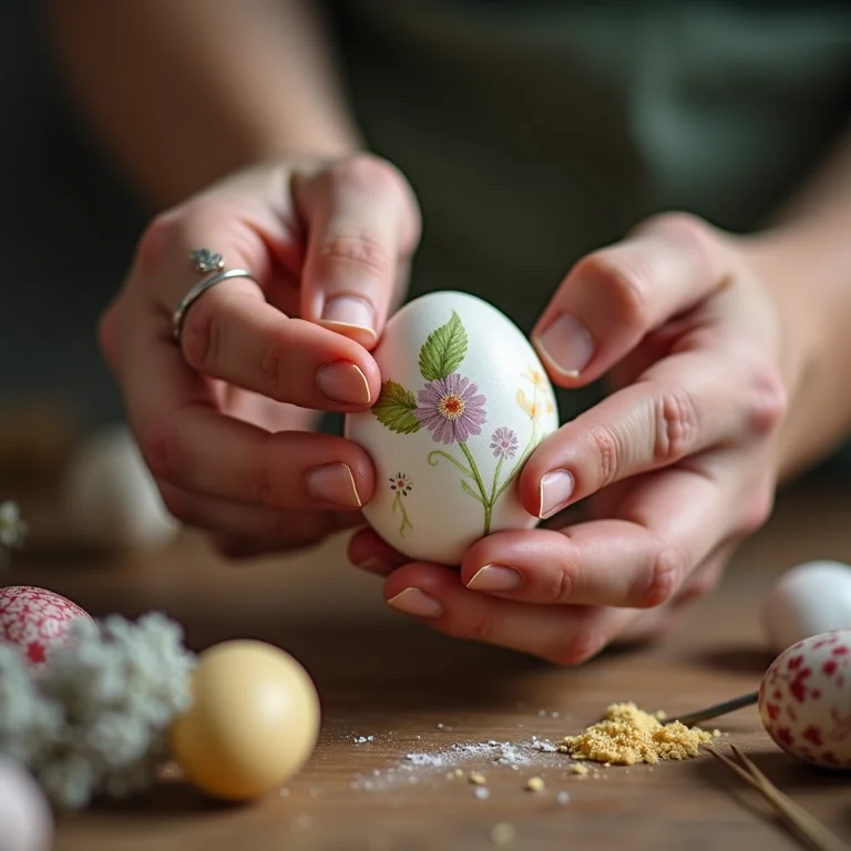 Tutoriais de pintura passo a passo para ovos de Páscoa.